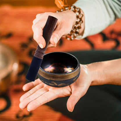 Nepalese Singing Bowl, 3.15-Inch Handcrafted Meditation Sound Bowl detail image - detail view 4