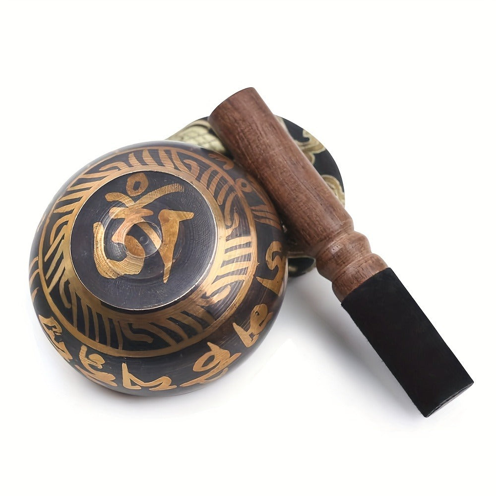 Nepalese Singing Bowl, 3.15-Inch Handcrafted Meditation Sound Bowl detail image - detail view 6