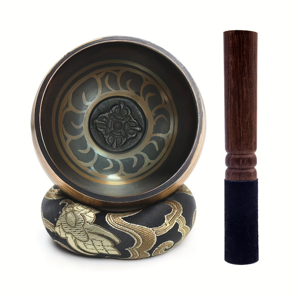 Nepalese Singing Bowl, 3.15-Inch Handcrafted Meditation Sound Bowl detail image - detail view 9