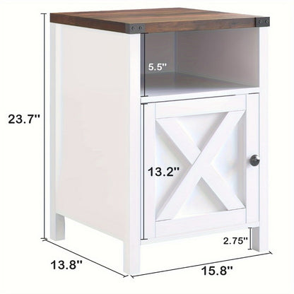 Nightstand, Bedside Storage Table for Practical Everyday Home Use detail image - detail view 3