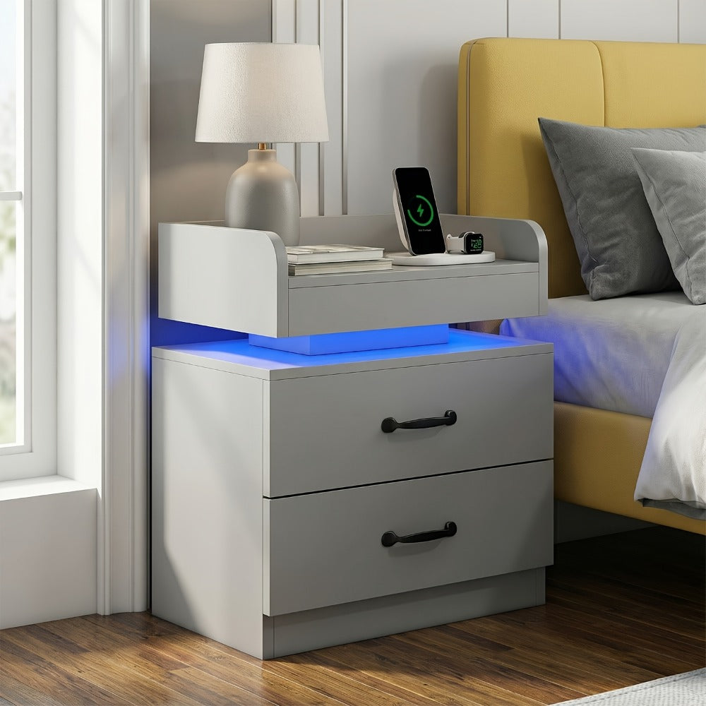 Nightstand with Charging Station for Practical Everyday Home Use detail image - detail view 7