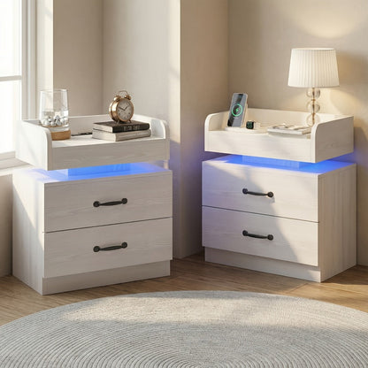 Nightstand with Charging Station for Practical Everyday Home Use detail image - detail view 9