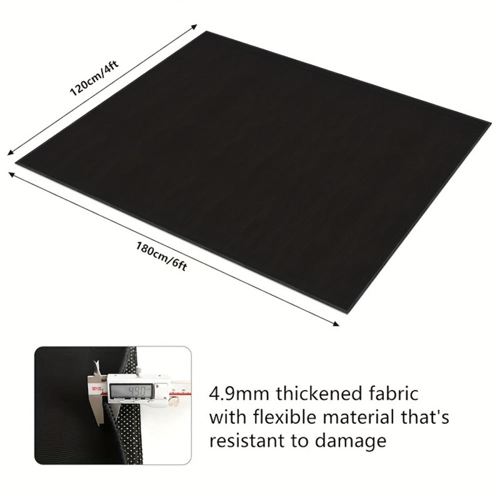 Non-Slip Drum Mat, 47 x 63-Inch Floor Pad for Acoustic and Electronic Kits detail image - detail view 3