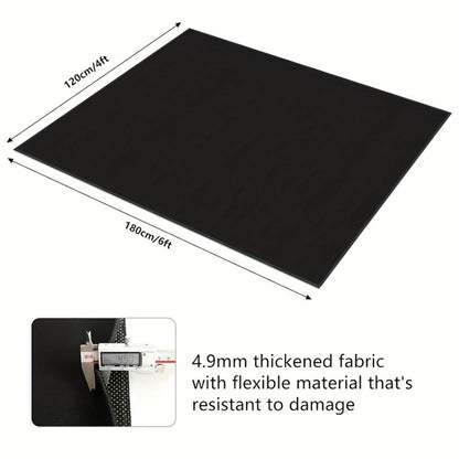 Non-Slip Drum Mat, 47 x 63-Inch Floor Pad for Acoustic and Electronic Kits detail image - detail view 3