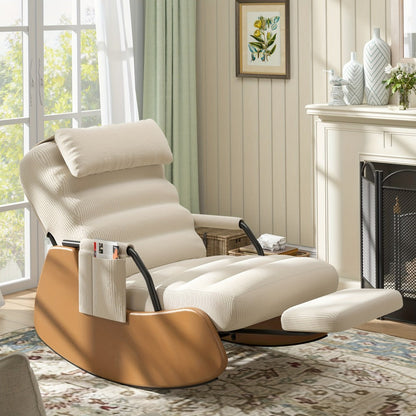 Nursery Glider Chair with Padded Seat for Comfortable Everyday Seating detail image