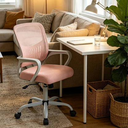 Office Chair shown in the Upgrade Pink, 1P option