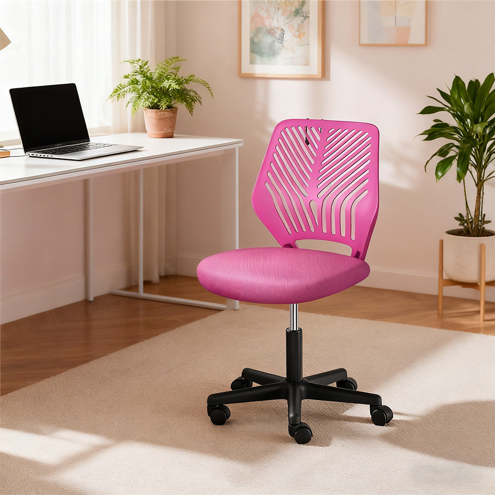 Office Chair shown in the Rose red option