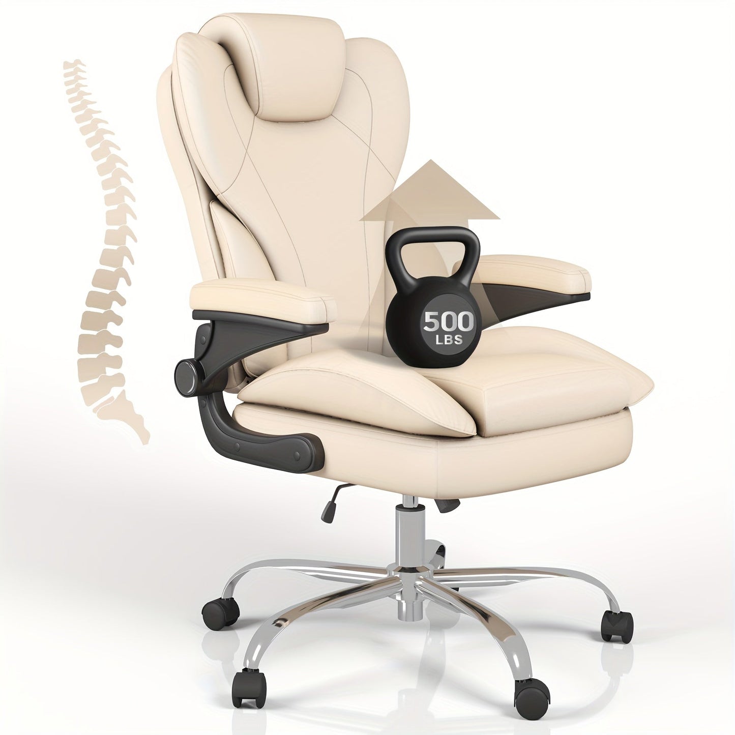 Office Chair shown in the Beige option