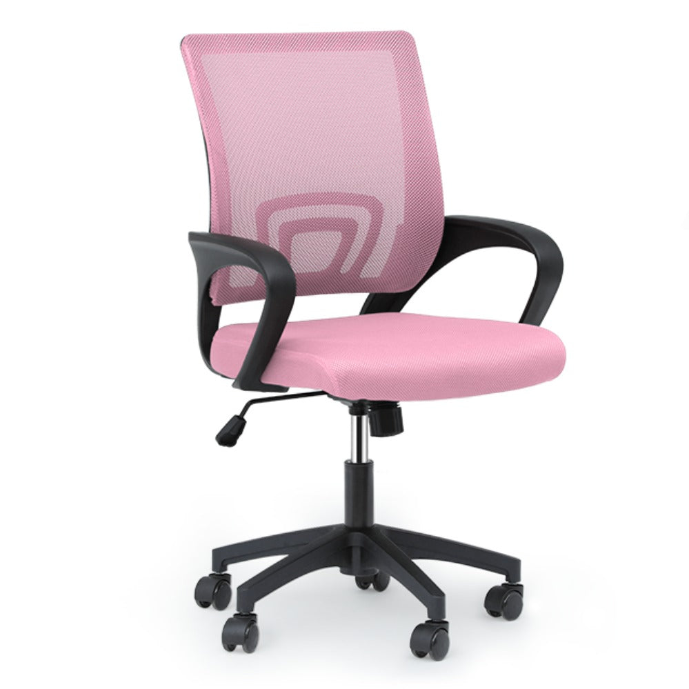 Office Chair shown in the pink, 1pc option