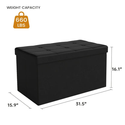Ottoman Bench with Padded Seat for Comfortable Everyday Seating detail image - detail view 6
