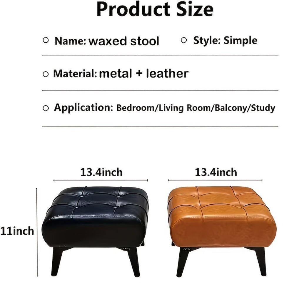 Ottoman with Memory Foam for Comfortable Everyday Seating in Living Room detail image - detail view 4