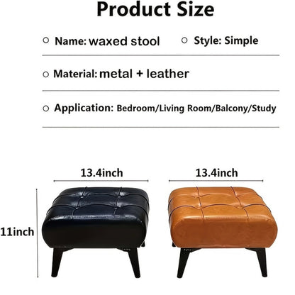 Ottoman with Memory Foam for Comfortable Everyday Seating in Living Room detail image - detail view 4