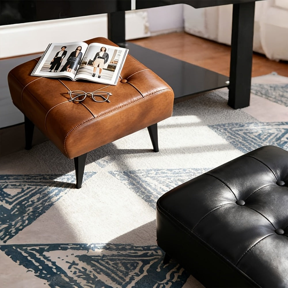 Ottoman with Memory Foam for Comfortable Everyday Seating in Living Room detail image - detail view 7