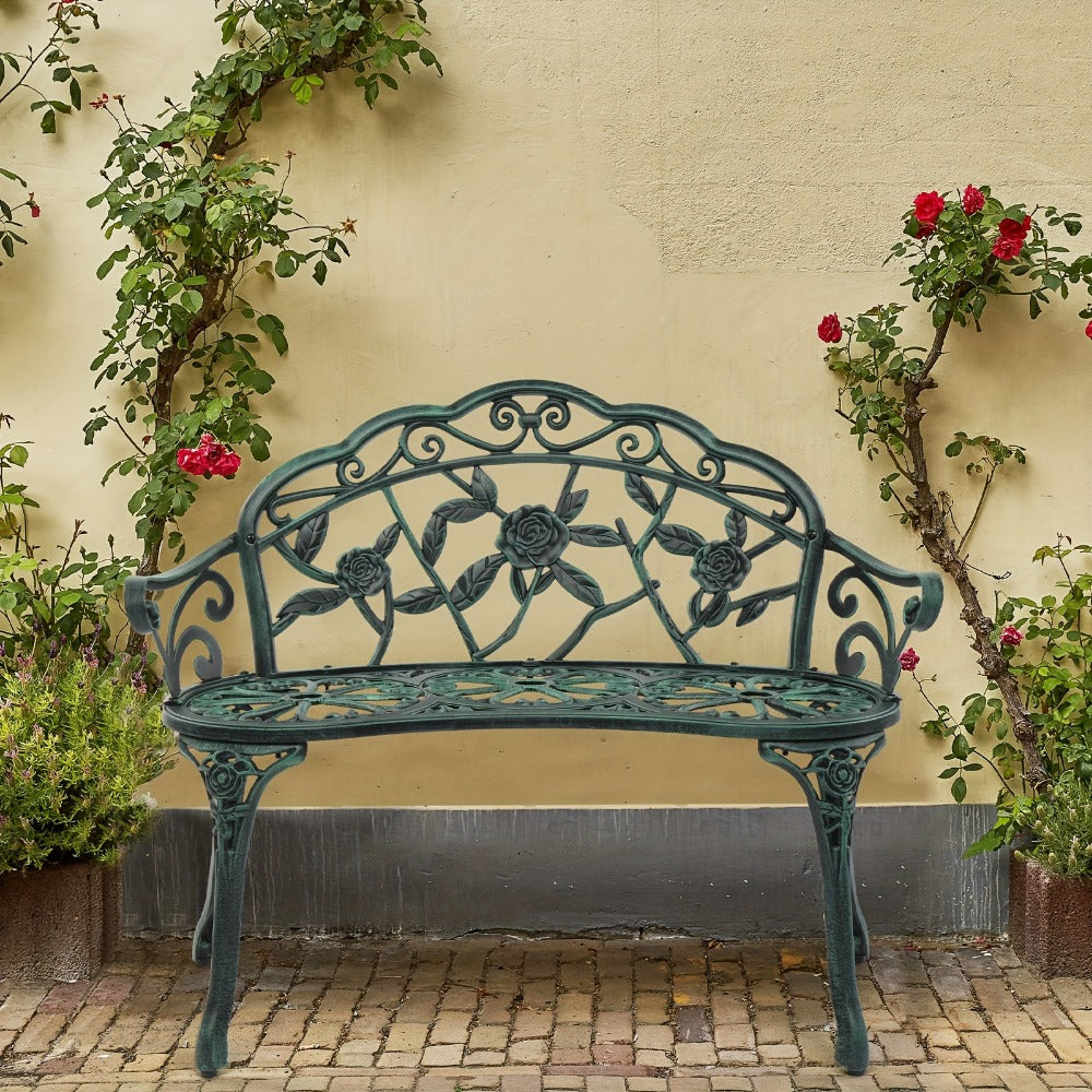 Outdoor Bench with Armrests for Comfortable Outdoor Seating in Patio detail image - detail view 10