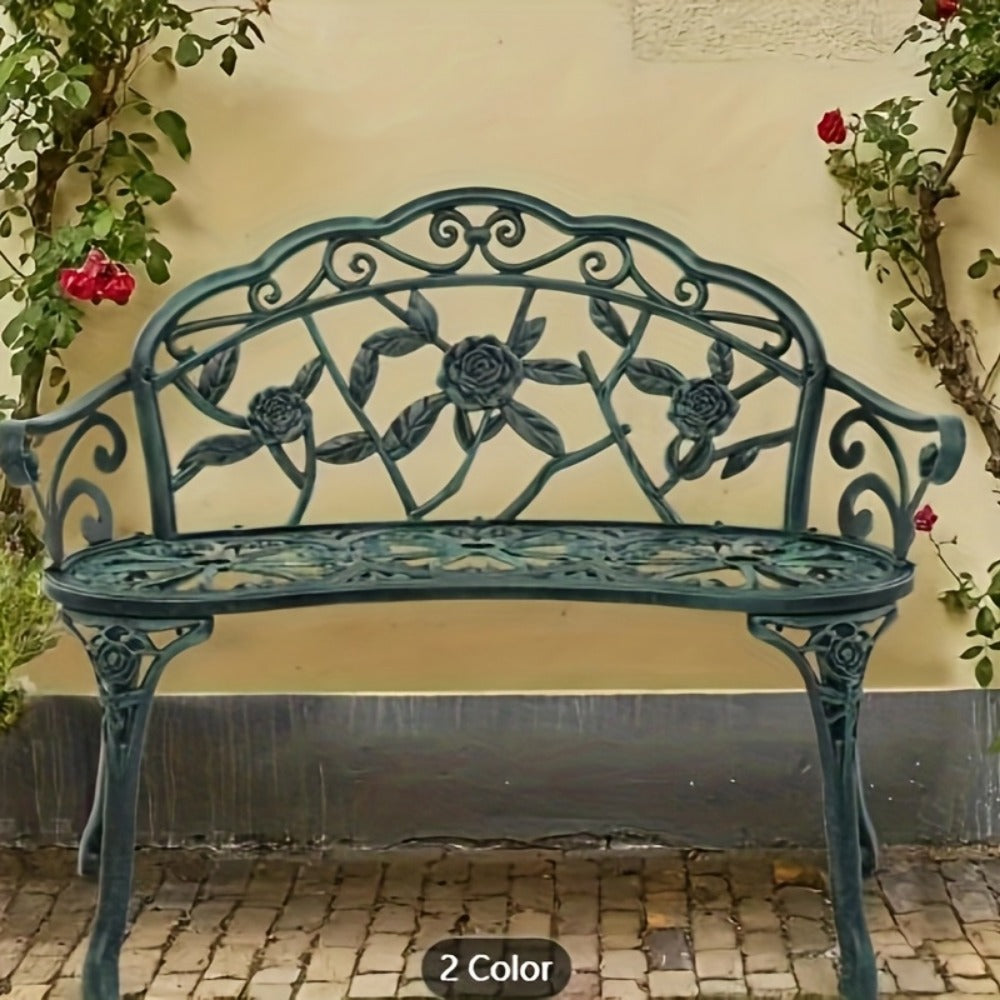 Outdoor Bench with Armrests for Comfortable Outdoor Seating in Patio detail image - detail view 9