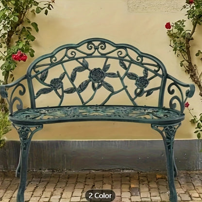 Outdoor Bench with Armrests for Comfortable Outdoor Seating in Patio detail image - detail view 9