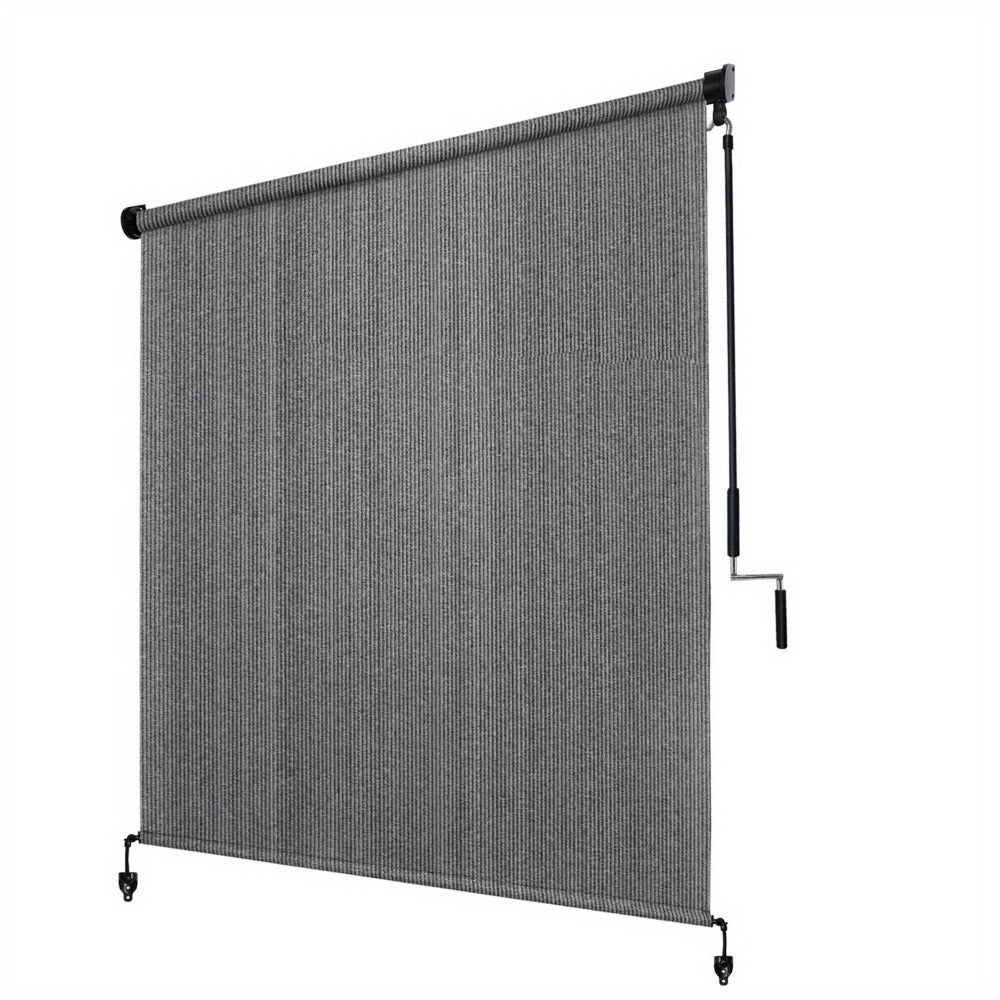 Outdoor Patio Roller Shade with Added Privacy for Outdoor Shade and Protection detail image - detail view 3