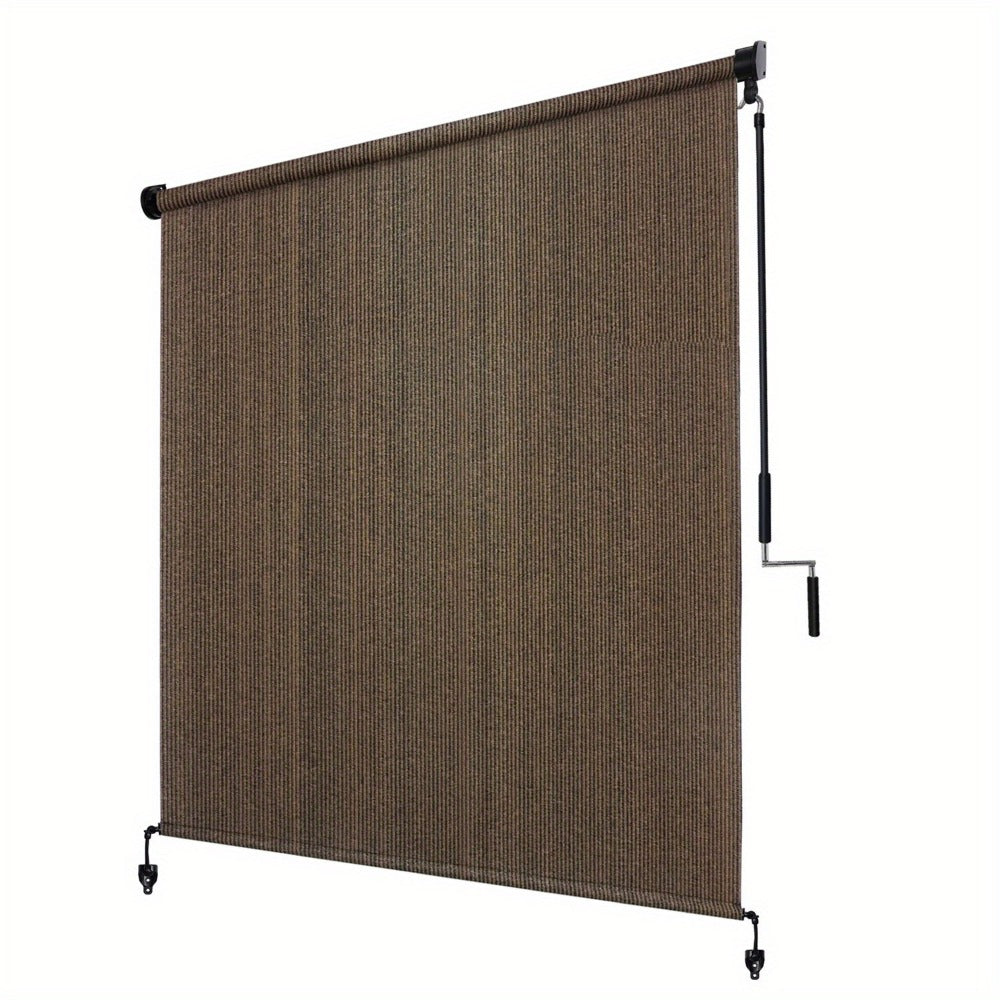 Outdoor Patio Roller Shade with Added Privacy for Outdoor Shade and Protection detail image - detail view 5