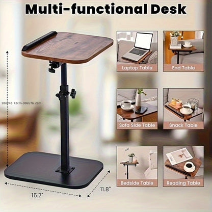 Outdoor Side Table with Adjustable Height for Outdoor Serving and Relaxation in Patio detail image - detail view 5