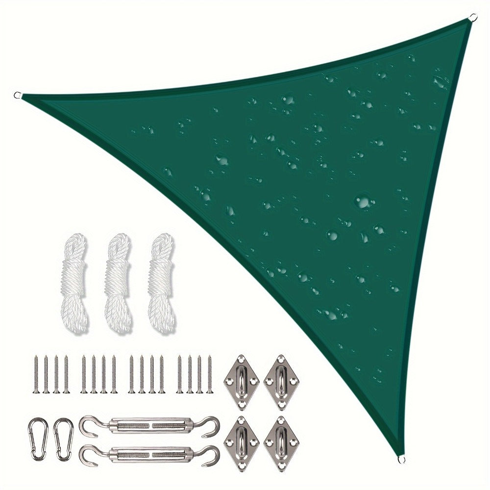 Outdoor Sun Shade Sail with Reinforced Corners and Multiple Color Options detail image - detail view 14