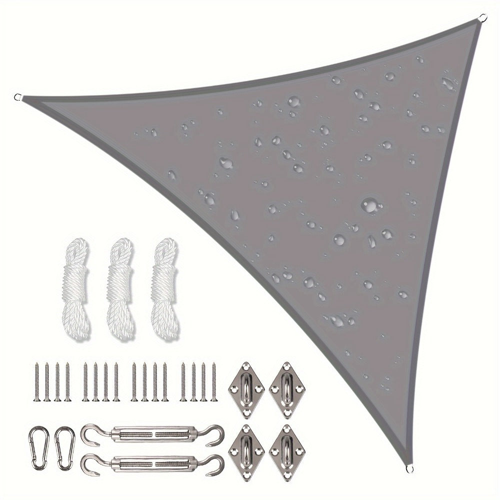 Outdoor Sun Shade Sail with Reinforced Corners and Multiple Color Options detail image - detail view 5