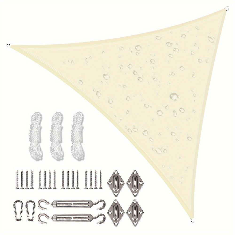 Outdoor Sun Shade Sail with Reinforced Corners and Multiple Color Options detail image - detail view 7