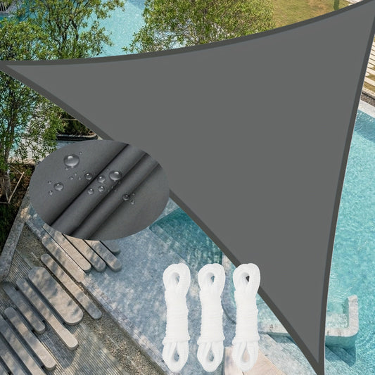 Shade Sail shown in the charcoal gray, 78.74x78.74x78.74inch option