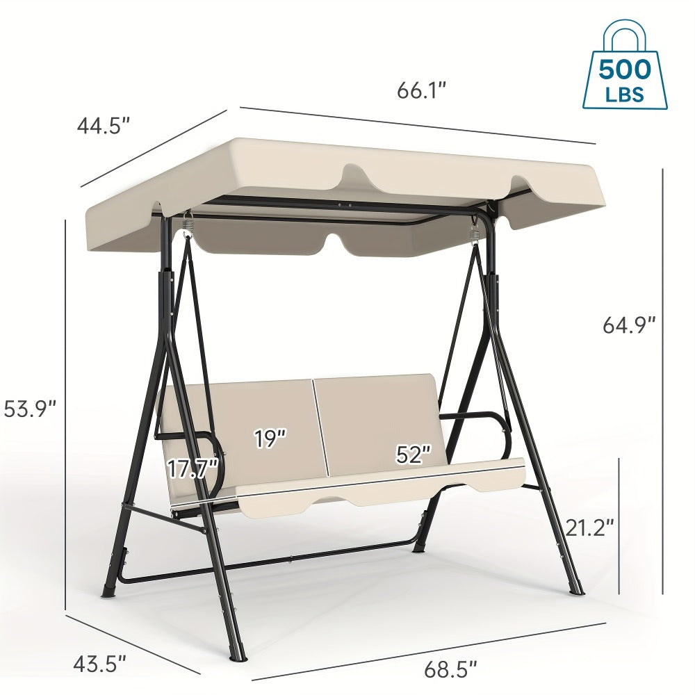 Outdoor Swing Glider with Multiple Color Options for Practical Everyday Home Use in Patio detail image - detail view 4