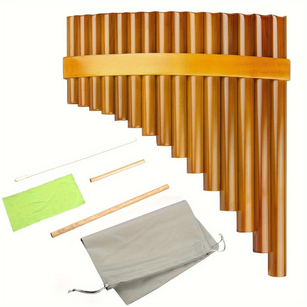 Pan Flute, Brown, Flutes, Key for Lessons and Practice for Home Practice, Rehearsal detail image - detail view 4