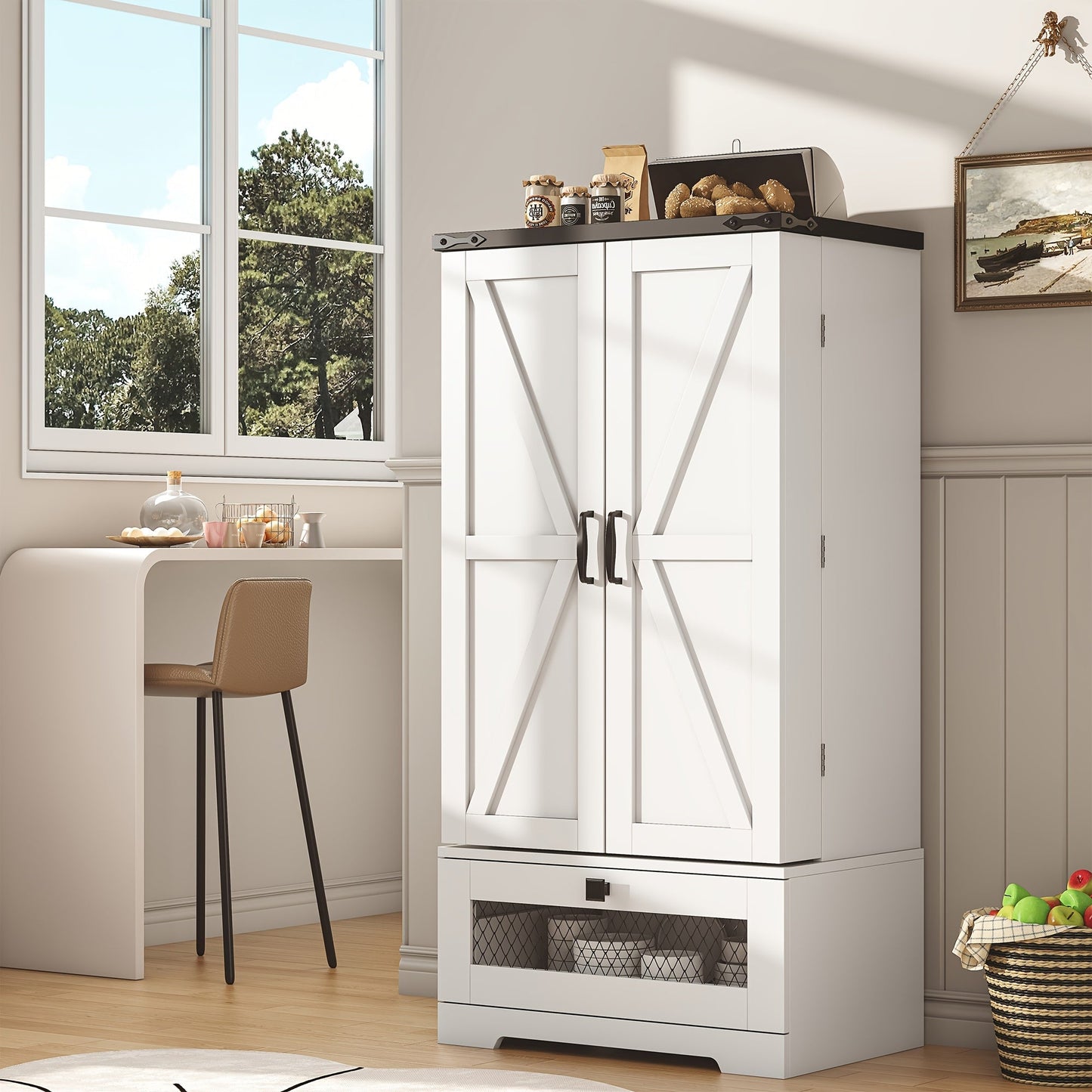 Pantry Cabinet shown in the 16"D x 24"W x 47"H option