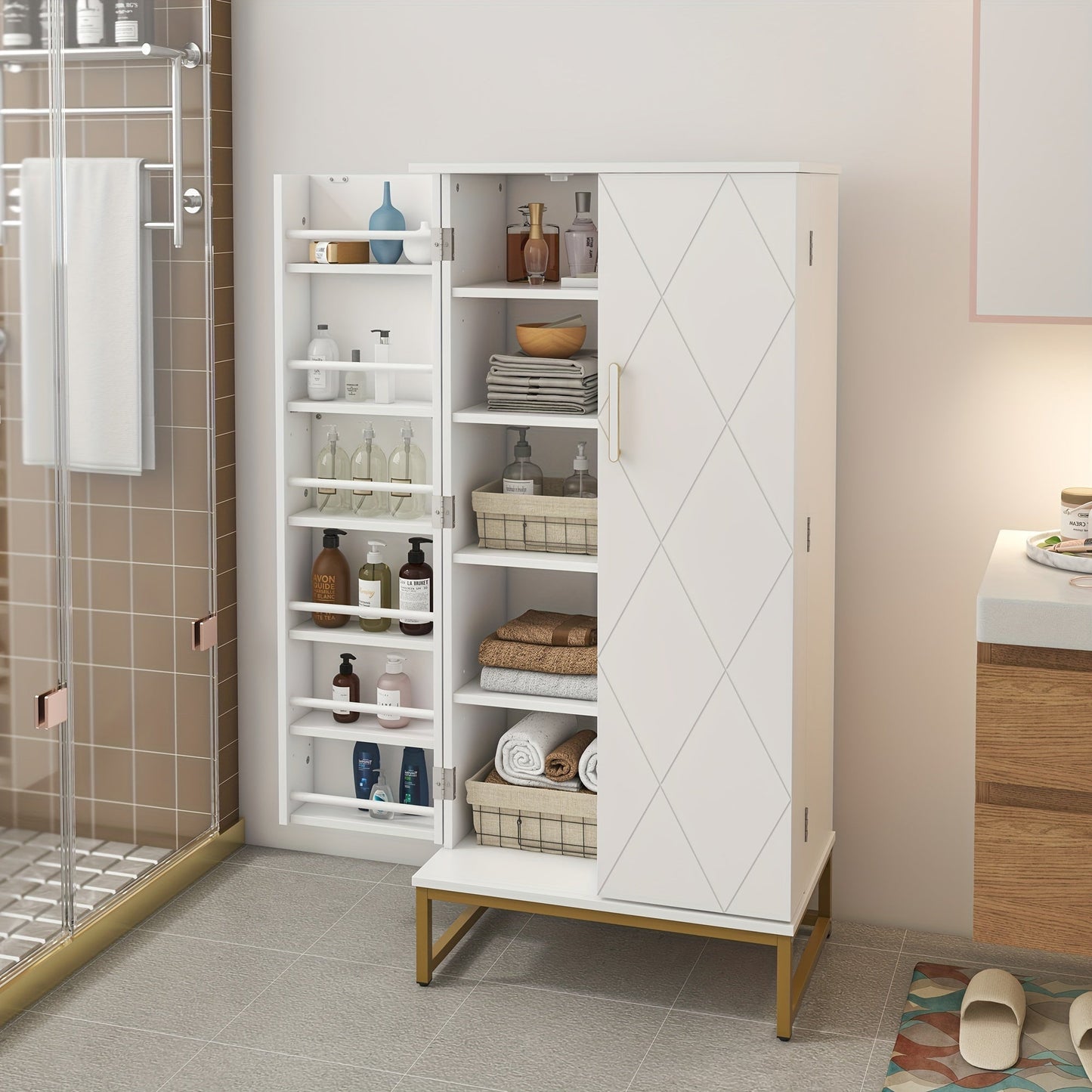Pantry Cabinet shown in the 16"D x 24"W x 51"H option