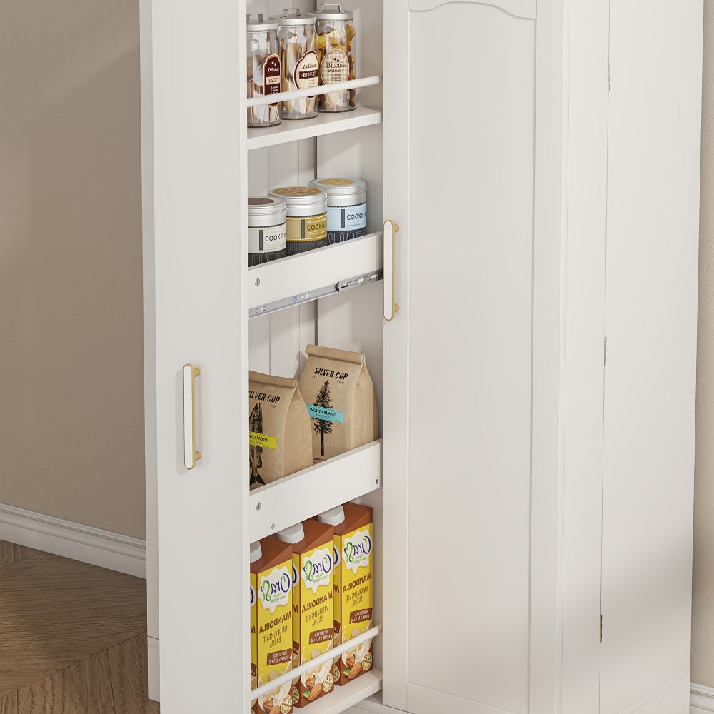Pantry Cabinet with Storage Drawers for Organized Everyday Storage in Kitchen detail image - detail view 7