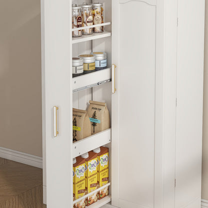 Pantry Cabinet with Storage Drawers for Organized Everyday Storage in Kitchen detail image - detail view 7