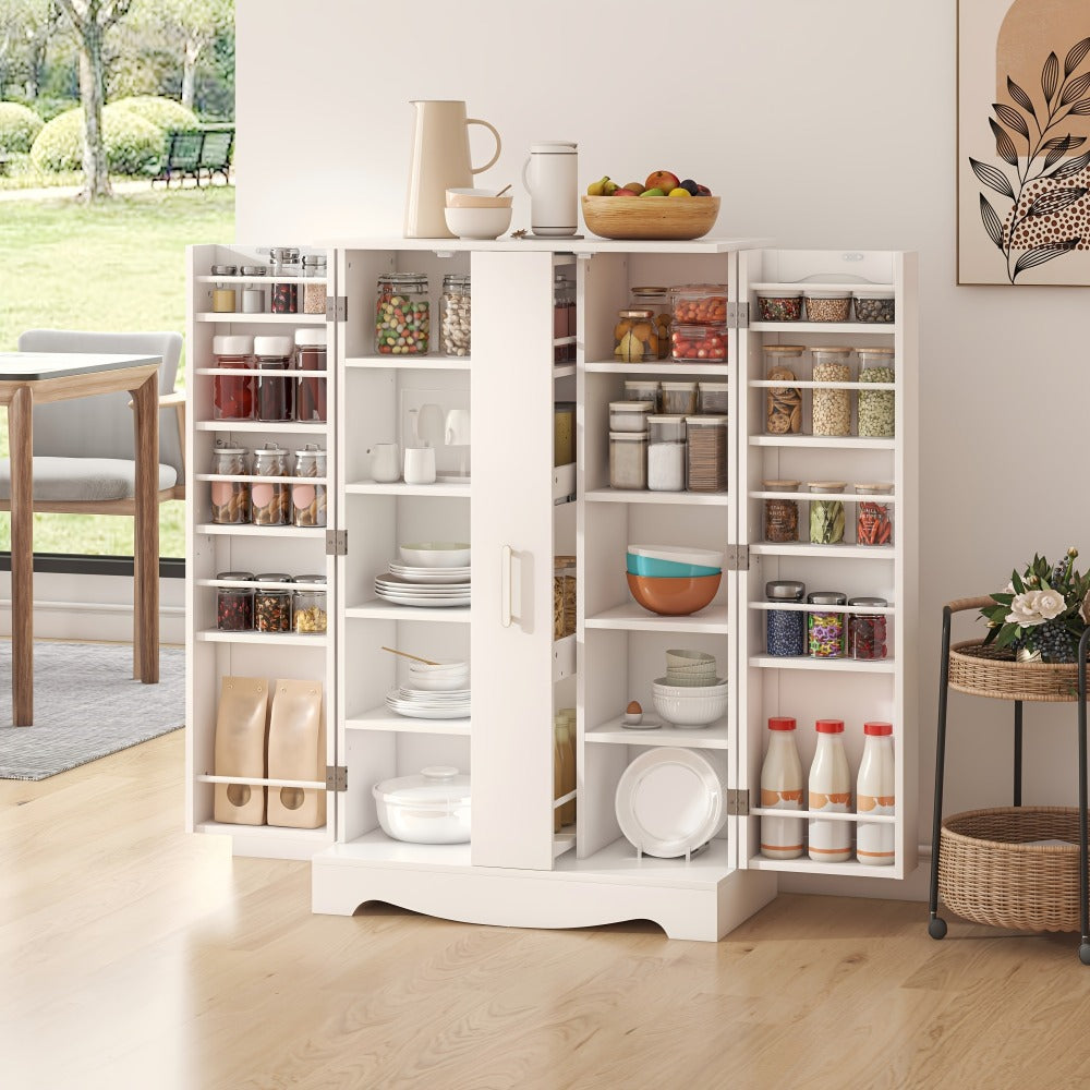Pantry Cabinet with Storage Drawers for Organized Everyday Storage in Kitchen detail image - detail view 8