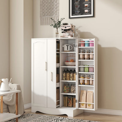 Pantry Cabinet with Storage Drawers for Organized Everyday Storage in Kitchen detail image - detail view 9
