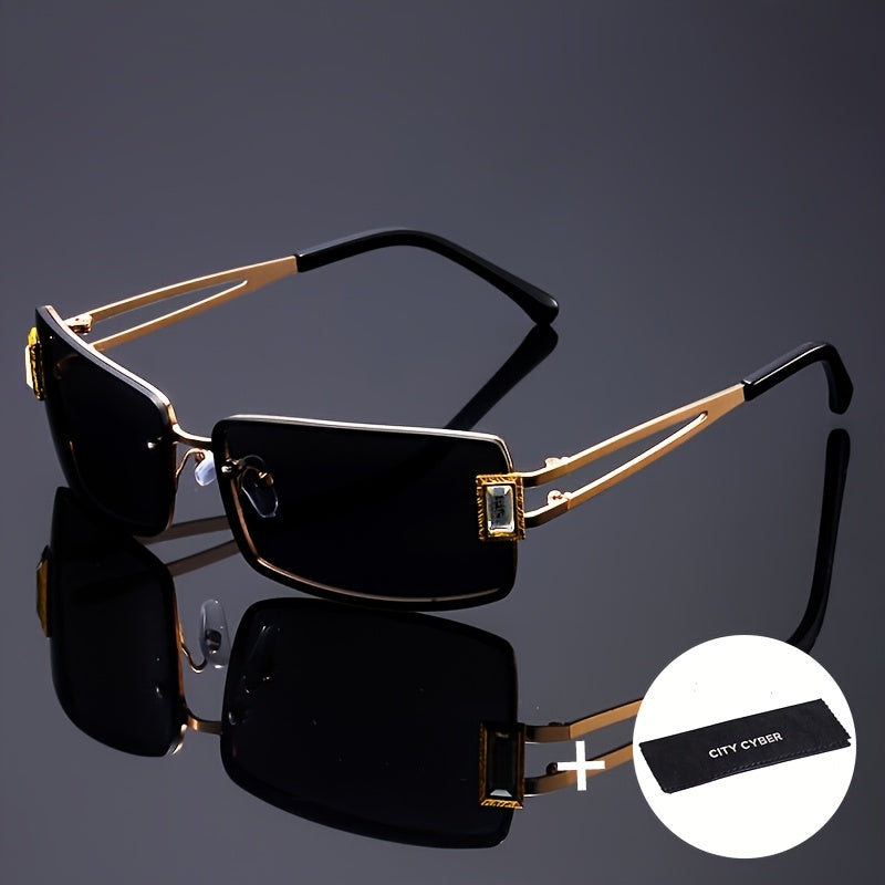 Party Glasses - Oversized Square for Men Women Extra Large Luxury Gradient Ombre Retro - product detail view 29