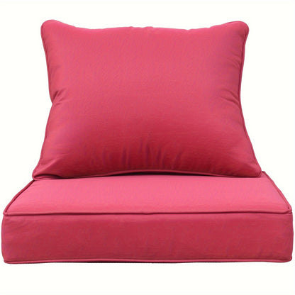 Patio Cushion shown in the Red option