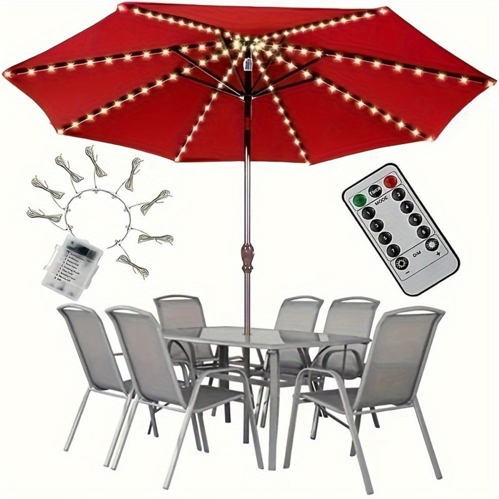 Patio Umbrella Light with Remote Control and Dimmable Lighting detail image - detail view 7