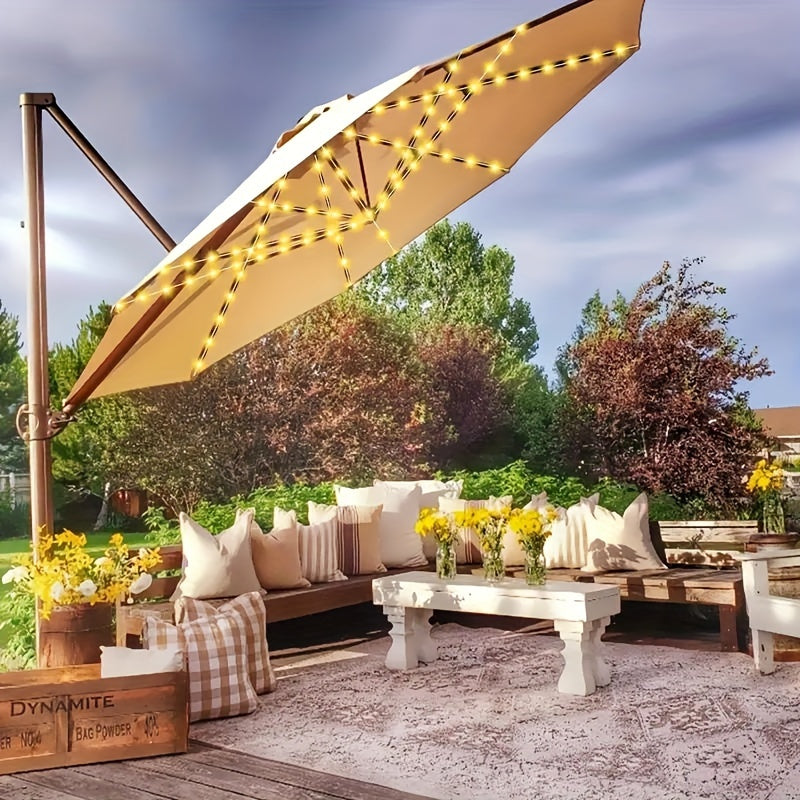 Patio Umbrella Light shown in the Warm White option