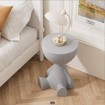 Plastic Nightstand with Cup Holder and Tool-Free Assembly for Bedroom detail image - detail view 10