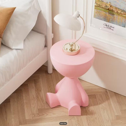 Plastic Nightstand with Cup Holder and Tool-Free Assembly for Bedroom detail image - detail view 14