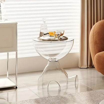 Plastic Nightstand with Cup Holder and Tool-Free Assembly for Bedroom detail image - detail view 16