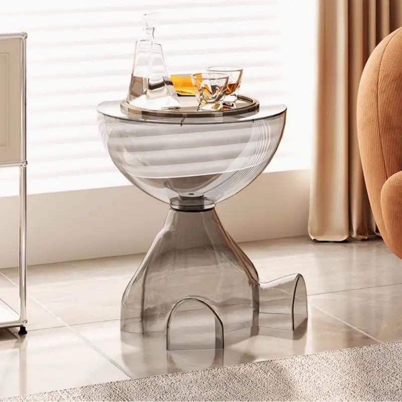 Plastic Nightstand with Cup Holder and Tool-Free Assembly for Bedroom detail image - detail view 19