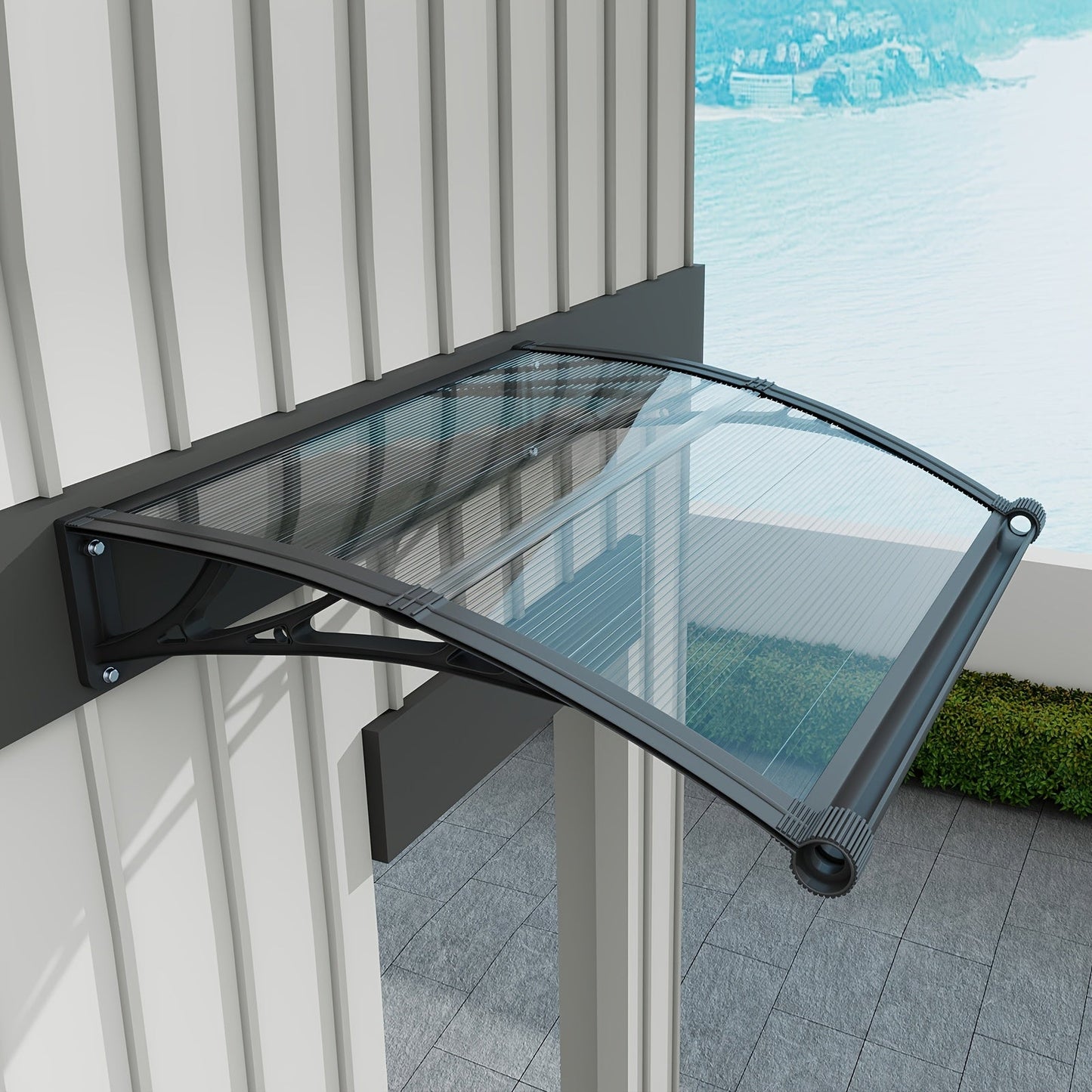 Window Awning shown in the 32x40IN option