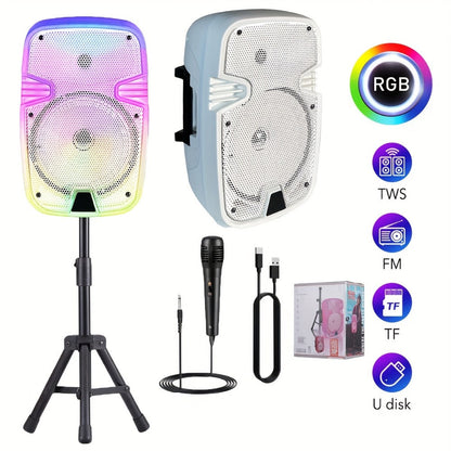 Portable Karaoke System, RGB, Remote Control, Rechargeable for Parties and Karaoke detail image - detail view 5