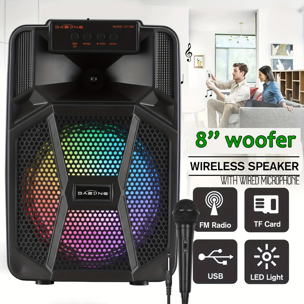 Portable PA Speaker, 10m, RGB, Remote Control, System, Wireless for Parties and Karaoke detail image - detail view 5