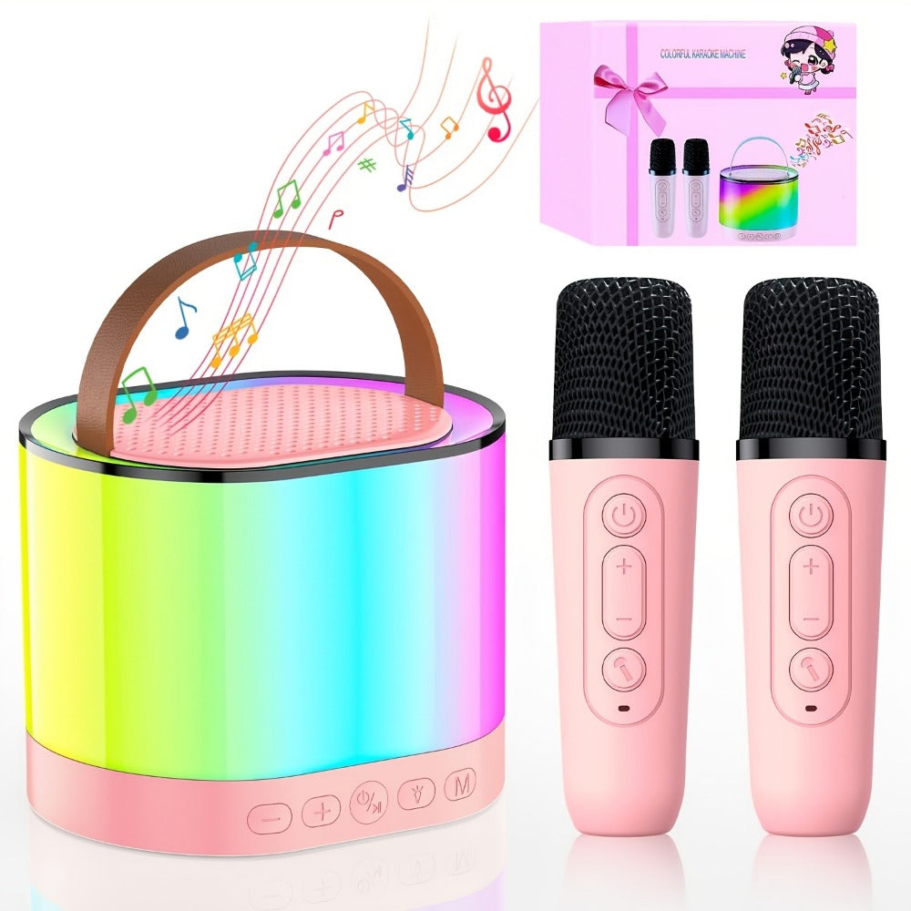 Portable PA Speaker, 10W, Wireless, USB-C, Two, Microphones for Parties and Karaoke detail image - detail view 5