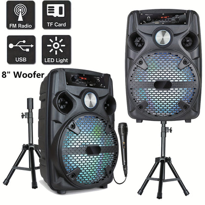 Portable PA Speaker shown in the 8-inch Woofer option