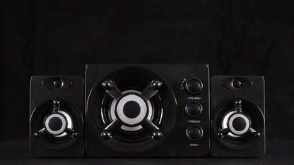 Portable PA Speaker, 3.5mm, RGB, USB, Computer, Speakers, Subwoofer for Parties detail image - detail view 11