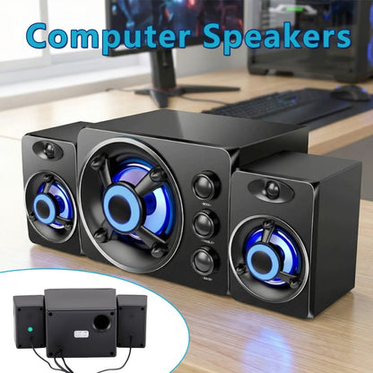 Portable PA Speaker, 3.5mm, RGB, USB, Computer, Speakers, Subwoofer for Parties detail image - detail view 3